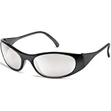 Safety Protective Glasses, Frost Black Frame, Clear Squared Lens, Small Fit by MCR Safety [並行輸入品]