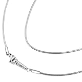 [Napist] ネックレス チェーン レディース メンズ 316L サージカル ステンレス 金属アレルギー対応 スネーク 1.2mm 45cm 丸
