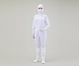 アズワン (AS ONE) 無塵衣AS197C フード付 白 4L