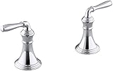 KOHLER K-T413-4-CP Devonshire Deck-Mount Bath Faucet, Polished Chrome [並行輸入品]