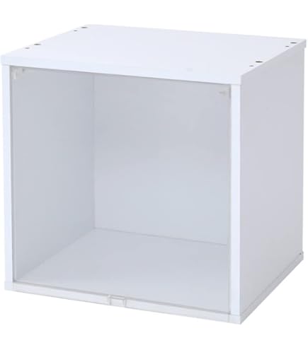 Amazon｜キューブボックスα ハーフ 壁にお気に入りを飾る 壁掛け