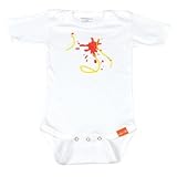 Uh-oh Industries ML20036WH The Messy Line - White Sauce toss 3-6 month One Piece
