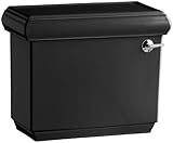 Kohler K-4433-RA-7 Memoirs Tank 1.28 gpf Tank with Right-Hand Trip Lever and Classic Design, Black B