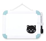 アスミックス(Asmix) アスカ ホワイトボード ねこ WB079B ミニ スタンドつき ブルー