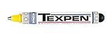 デブコン スチールチップペイントマーカー TEXPEN イエロー D16063