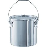 日東金属工業:日東 ステンレスタンク ストレートクリップ式吊下げ密閉タンク(フタ付) 10L CTB-24 型式:CTB-24