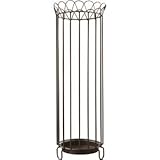 傘立て/アンブレラスタンド アイアン スリム 丸型 (インテリア小物) AKB-407BR ブラウン 生活用品 インテリア 雑貨 日用雑貨 傘たて [並行輸入品]