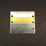 エスコ 25x76mmタグブランク(アルミ長四角/10枚) EA591HD-6