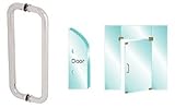 CRL Brushedステンレス18 "ガラスマウント標準プルハンドル