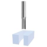 Bosch 85987M Solid Carbide 1/4-Inch x 1-Inch Straight Double Flute 1/4-Inch Shank Router Bit by BOSC