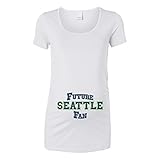 Futureシアトルファン女性のマタニティTシャツ US サイズ: L カラー: ホワイト