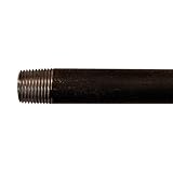 Plumbest 300b1018r 1インチby 18インチアイアンNipple、ブラック
