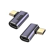 fine-R USB4 Type C 方向 変換 アダプター 左右 90° サイドベント 2個 L字 L型 高速充電 PD充電 100w 高速データ転送 40Gbps タイプc 変換アダプタ オス メス コネクター スリムデザイン USB4 サイド 2個