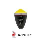 アウラ G-SPEED 3（ジースピード スリー） イエロー 中通しウキ (00/イエロー)
