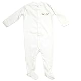 Jacaranda Living Footie, Cream Sheep, 6-12 Months by Jacaranda Living