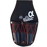 （まとめ）電工ポケット WAIST GEAR 【ペンチ差し×5セット】 レッド（赤） マーベル MDP-82AR