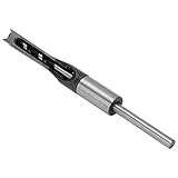 SODIAL 12.5mm 正方形の穴のドリルビット 鋼のほぞ木工ツール