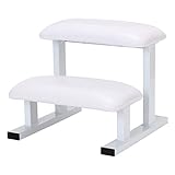 足置き (全4種) クッション pratique (2段) フットステージ ホワイト [ 足置き台 足置き場 足台 フット台 フットレスト 踏み台 ペディキュア台 ペディ台 ネイル台 フットケア台 オットマン 足 フット 台 スツール イス