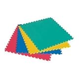 園施設フロアーマット　ジョイントカラー　フロアーマット　４色組　ＥＶ－12　（４枚合わせたサイズ約２ｍ角）