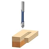 Bosch 85188 1/2-Inch High Speed Steel Pilot Panel Bit with Drill-through Point-Single Flute by BOSCH