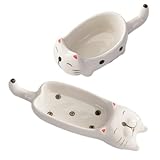 CRAFTHROU 2個 セラミックソーサー gift gifuto ディップボウル ディップソースボウル おかずボウル 調味料 セラミック