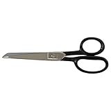 Forged Nickel Plated Straight Office Scissors, 8", Black (並行輸入品)