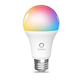 【Amazon Alexa認定】Lumary Wi-Fi LED 電球 スマートライト 9W 806LM RGB E26 LED 電球色スピ