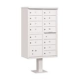 Salsbury Industries 3313 wht-uタイプIVクラスタボックスユニットwith 13 Bサイズドア、ホワイト