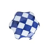 排水口カバー 蓋 有田焼 陶器 水回り トイレ 洗面台 かわいい おしゃれ 水はね防止 (市松)