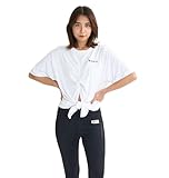 [ロキシー] Fitness ALL IS WELL TEE ウィメンズ フィットネス 半袖Tシャツ 速乾・UVカット 水陸両用<2025FW ACTIVE BY NATURE COLLECTION> WHT S