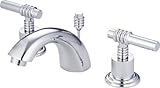 Kingston Brass KS2951ML Milano Mini Widespread Lavatory Faucet Polished Chrome [並行輸入品]