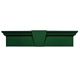 Buildersエッジ060010937028 37 5 / 8 " x 9 "フラットパネルウィンドウヘッダー028、フォレストグリーン
