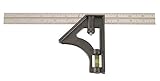 Johnson Level & Tool 415EM 12-Inch English/Metric Plastic Combination Square by Johnson Level & Tool