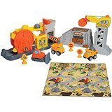 CP Toys Rock Quarry 10 pc. Playset with 78 L. x 47 W. Construction Site EVA Floor Play Mat [並行輸入品]