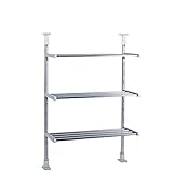 ■送料無料■ つっぱり棚3段　幅45cm　TP3-45　高さ70〜105cmまで取り付け可能 田窪工業所 タクボ TU3-45の後継