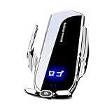 ボルボ スマホホルダー 車載ホルダー V60 V90 S90 XC40 XC90 C70 XC90 XC60 S60 ワイレス充電 360度回転 (ボルボ, 黒)