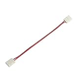 LEDテープライト 単色 用SMD3528 延長コネクター(2Pin用）18cm 半田付け不要（GT-3528-YC） LEDテープライトのレイアウト用延長ケーブル