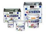 水性建物用 (水性多用途) 1.6L アサヒペン 黒