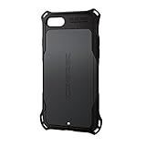 エレコム iPhone SE (第2世代/第3世代) / 8 / 7 用 ケース 耐衝撃 角エアクッション ZEROSHOCK ブラック PM-A22SZEROBK