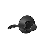 Schlage f10acc622アクセントPassageレバー、マットブラックby Schlageロック会社