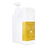 マカダミ屋 ライスブランオイル1000ml (ポンプ付)(米油 米ぬか油 ライスオイル)マッサージオイル (フェイス/ボディ用) 業務用・大容量