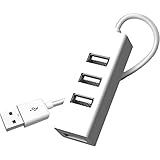 Plus Nao(プラスナオ) USBハブ USB2.0 HUB 15cmケーブル 60cmケーブル 4ポート パソコン 携帯 データ転送 リチウム 外付け ドッキング ホワ - 60cm