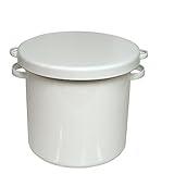 [野田琺瑯] ホワイトシリーズ ラウンドストッカー 24cm 日本製