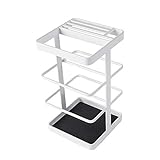 キッチンツール&amp;ナイフスタンド タワーホワイト 包丁立て 箸たて 抗菌