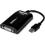 StarTech.com USBディスプレイアダプター/USB 3.0/USB Type-A - DVI(DVI-VGAアダプター付き)/2048 x 1152/USBビデオアダプター USB32DVIPRO