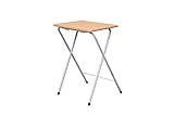 折りたたみハイテーブル 40cm幅 ビーチ UYS-04BE