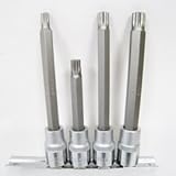 Koshihara トリプルスクエアビットソケット4点セット　1/2"DR　DIY 整備用工具