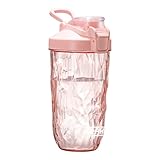 ロハンウェイ(LHHW)プロテインシェイカー、BPAフリー シェイカー、プロテイン シェイカー 、トライタンを使用する、プロテインシェイクを作る - 500ml、満水650ml(ピンク)
