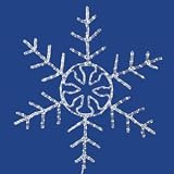 Vickerman 24 160 Light Pure White LED Forked Snowflake by Vickerman