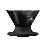 HARIO(ハリオ) V60 ドリッパー NEO 1~2杯用 トライタン 樹脂 スパイラルリブ ブラック 日本製 VDN-01-B